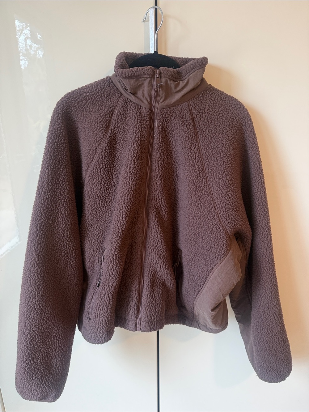 Vuori Women’s Brown Fleece Full-Zip Jacket XS